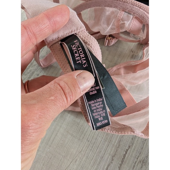 Victoria's Secret Bras - 32C Unlined Balconette‎ Bra NWTs & XS Bralette Black - Picture 4 of 7